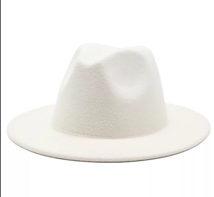 Cover Me Fedora Hats (White)