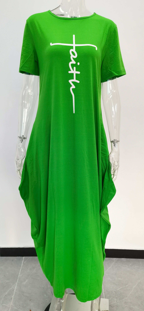 Faith Maxi Dress (Green)