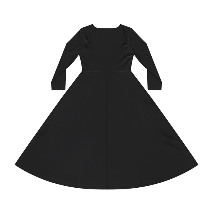 Long Sleeve Dance Dress - His Plan His Purpose His Promises Women's Dance Dress