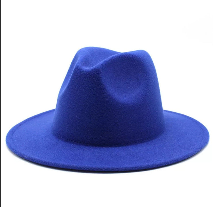 Cover Me Fedora Hats (Royal Blue)