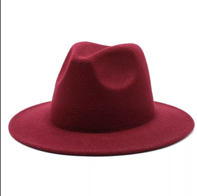 Cover Me Fedora Hats (Burgundy)