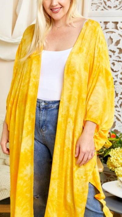 Tie Dye Loose Kimono