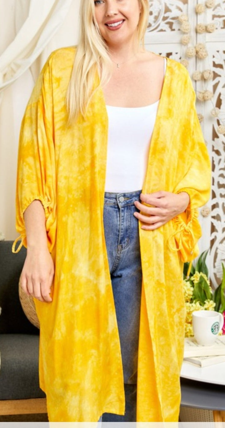 Tie Dye Loose Kimono