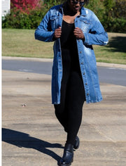 Denim Duster Jacket