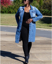 Denim Duster Jacket